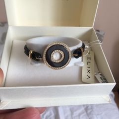 Bracelet zirconia gold plated ELIXA