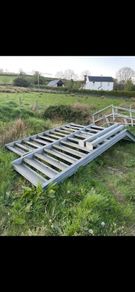 Steel galvanized stairs