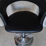 Black/Chrome Stools Image 2