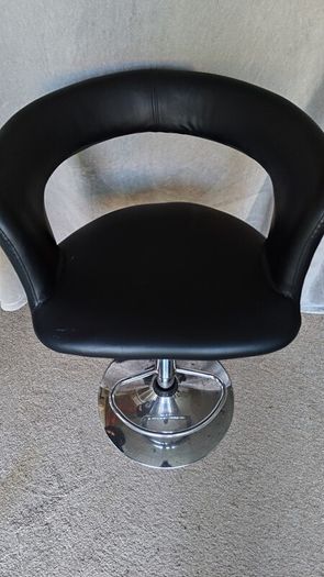 Black/Chrome Stools