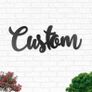 Your Custom Text Words Foamex Wall Art, Personalized Name Sign Decoration, Custom Name Outdoor Home Decor Housewarming Gift Image 2