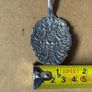 Antique detailed Repousse silver-plated jam spoon Image 7