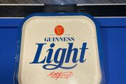 vintage 1970s Guinness light drinks tray