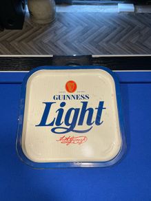 vintage 1970s Guinness light drinks tray