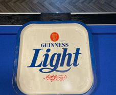 vintage 1970s Guinness light drinks tray