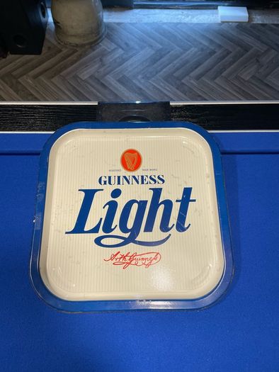 vintage 1970s Guinness light drinks tray