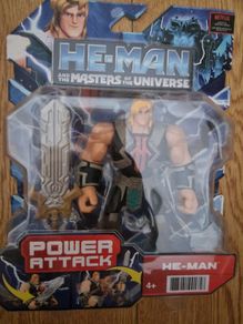 BRAND NEW He Man Masters Of The Universe Power Attack - He-Man Action Figure
