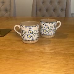 2 Nicholas Mosse Forget Me Not Small Mugs