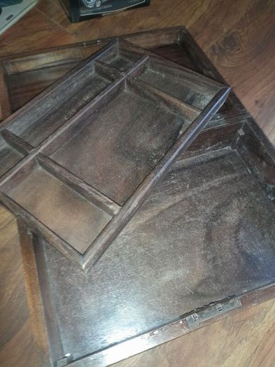 Vintage Hand-Carved Jewellery/Trinket Box