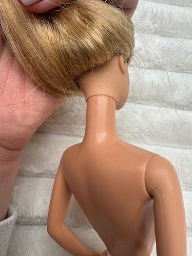 Barbie Pretty Flowers Floral Mattel Doll Blonde Vintage Damaged Hands Used Please see pictures