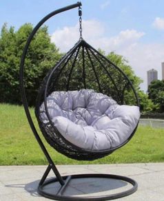 rattan garden swing egg chairs
