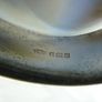 Vintage Solid Silver Hinged Bangle Birmingham 1972 Engraved Floral 27g. With Safety Chain Image 8