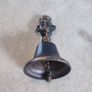 Collectable  african mask Hand Brass Bell. Image 3