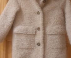 Girls Cream winter jacket