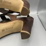 ECCO Ladies Brown Leather High Heel Sandals Size 9 EU40 Image 9