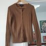 Gant Wool Rich Cable Knit Cardigan Size Medium Image 2