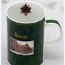 Harrods Fine Bone China Green Mug Image 3