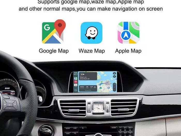 Bonroad Carplay Android Auto Interface For Mercedes Benz A B C M E Class GLA CLA GLK SLK CLS GL W204 W176 W246 NTG 4.5 Airplay