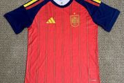 Spain national team world cup jerseys