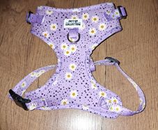 Brand NEW Pet Collection Purple Daisy Dog Harness Size S