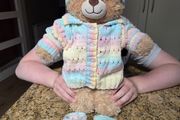 Handknitted newborn gift set