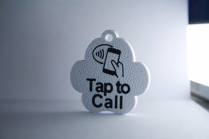 Personalised 3D Printed NFC Smart Pet Tag / Keychain