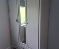 Wardrobe and chest of drawers