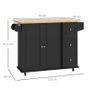 Kitchen Island with Drop Leaf Image 2