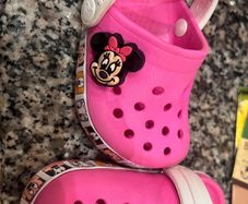 Minnie Mouse Crocs size 5C