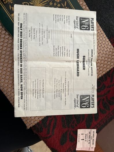 Souvenir program