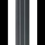 Sara vertical aluminium flat panels Anthracite/white 1800x280 Image 2