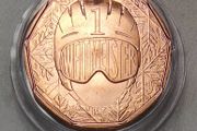 Austria 5 Euro Copper Uncirculated Coin 2024 - World Champion - Christmas