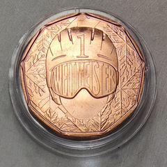 Austria 5 Euro Copper Uncirculated Coin 2024 - World Champion - Christmas