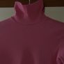 Pink Ribbed High Neck Roll Neck Top - Size XS/S Image 5