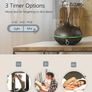 Essential Oil Diffuser For Aromatherapy, Ultrasonic Aroma Diffusers Cool Mist Humidifiers with Waterless Auto Shut-Off For Yoga, Office, Spa, Bedroom, Baby Room Image 6