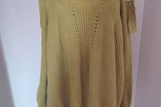 River Island lime cold shoulders oversized jumper would fit up to size UK22 EU50 Postage included