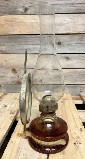 vintage oil lamp