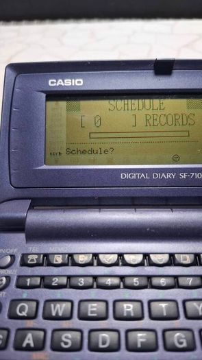 Casio Digital Diary SF-7100SY 1MBWorking