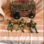 Teenage mutant ninja turtles shellraiser van and figures Image 2