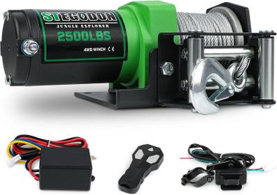 12v ATV Winch | Steel Cable | Wired and Wireless Remotes