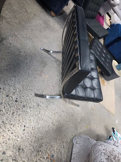 2xbarcelona chair+ footstool
