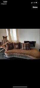 chaise brown Italian