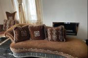 chaise brown Italian
