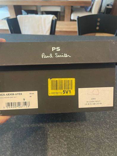 Paul Smith Navy (Drummond) Chukka Suede