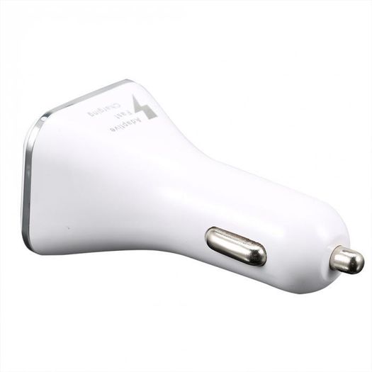 Universal Dual USB Car Charger 5V 2.1A Adaptive Fast Charger with LED