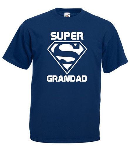 Super Grandad T-Shirt  Funny Fathers Day Gifts / Birthday Gift Ideas For Men