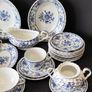 A Set of Johnson Brothers Blue Bird Pattern Earthenware Tableware Image 4