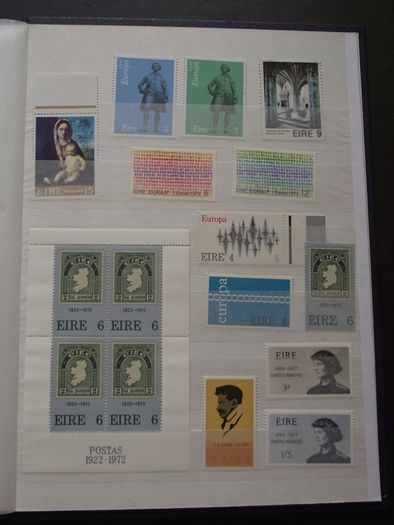 A new stock book (Number 2) filled with mint Irish stamps from years 1968-2000
