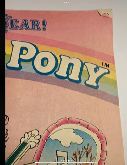 1989 Hasbro  My Little Pony magazine/comic No 120 New Year's Edition