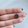 Hematite roses 8mm and 10mm. Gemstone beads Image 2